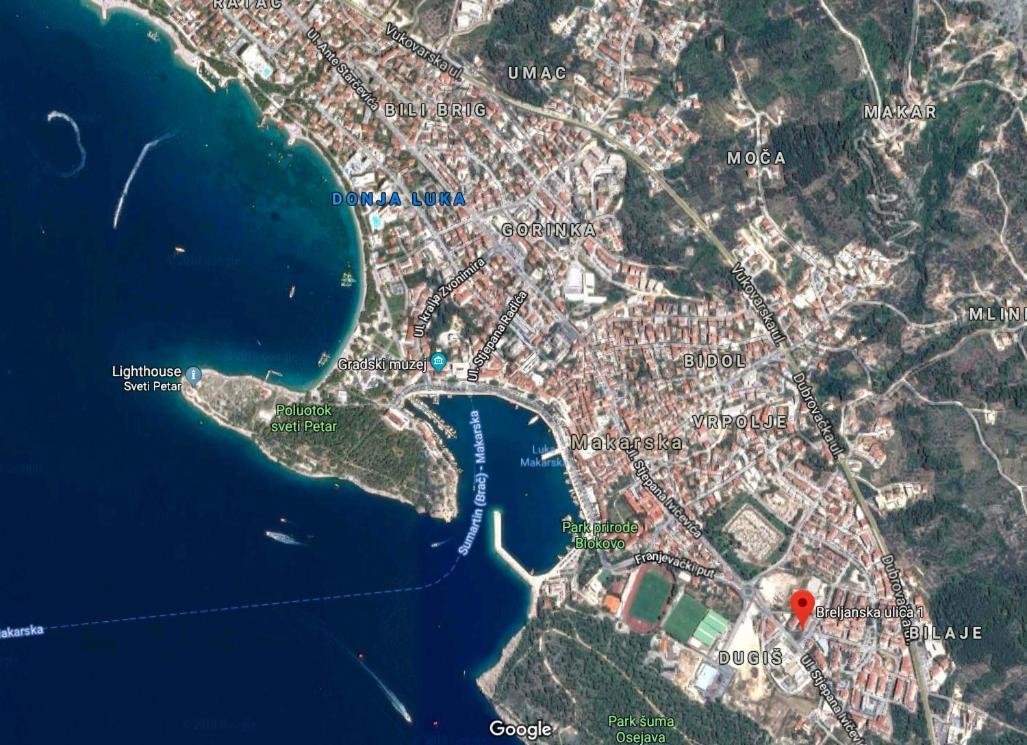 Apartment Sopta Makarska Exterior foto